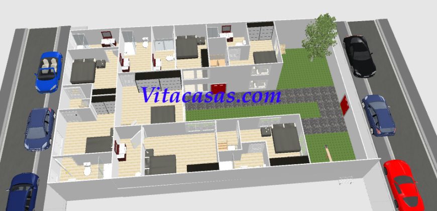 Chalet con 518 m2 de parcela y 311 m2 construidos